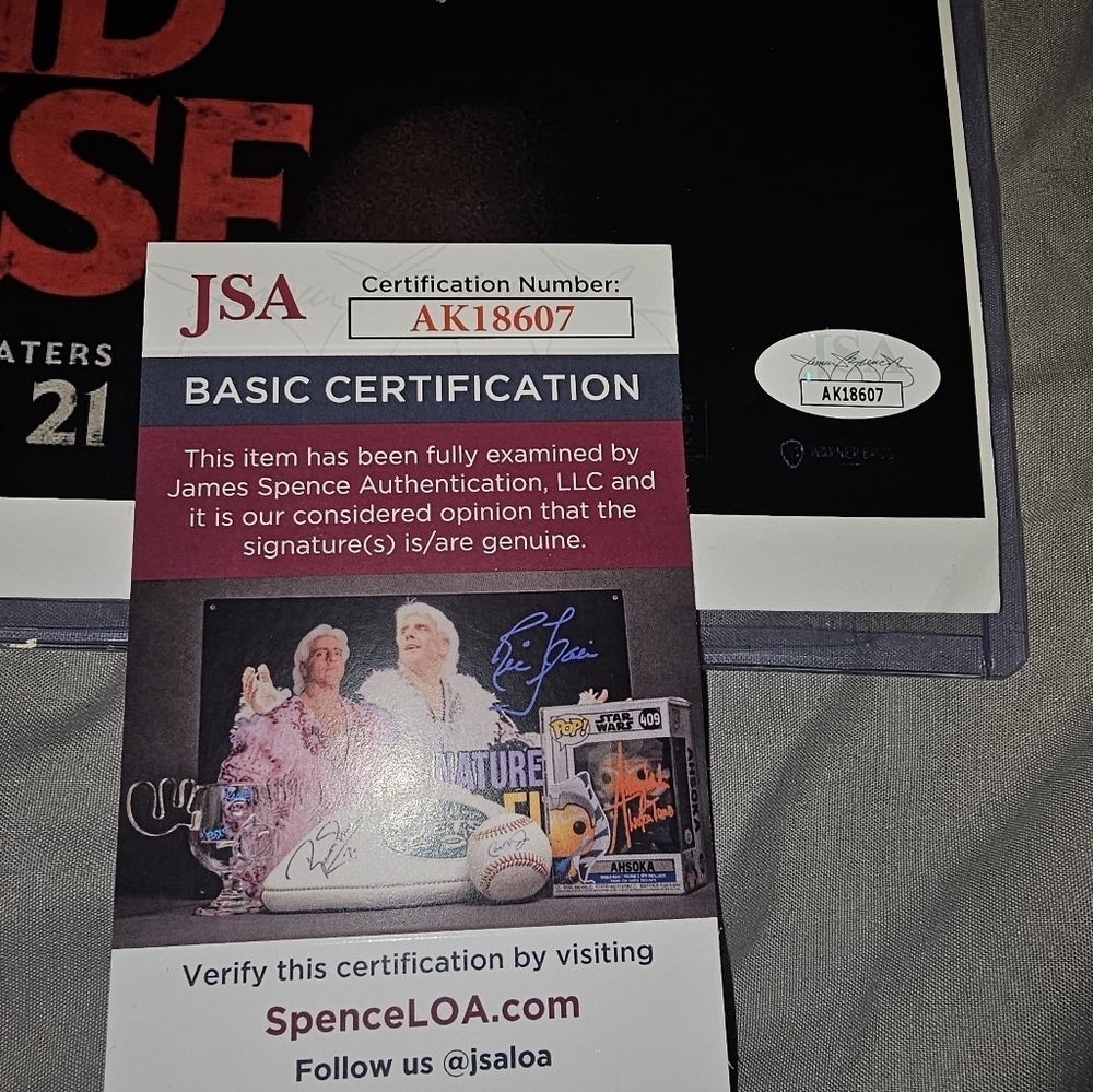 Sam Raimi and Alyssa Sutherland SIGNED 'EVIL DEAD RISE 11x17 INSCRIPTION AND JSA - Picture 5 of 5